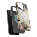 Watercolor Moss Phone Case — Impact‑Resistant Magnetic iPhone Cover