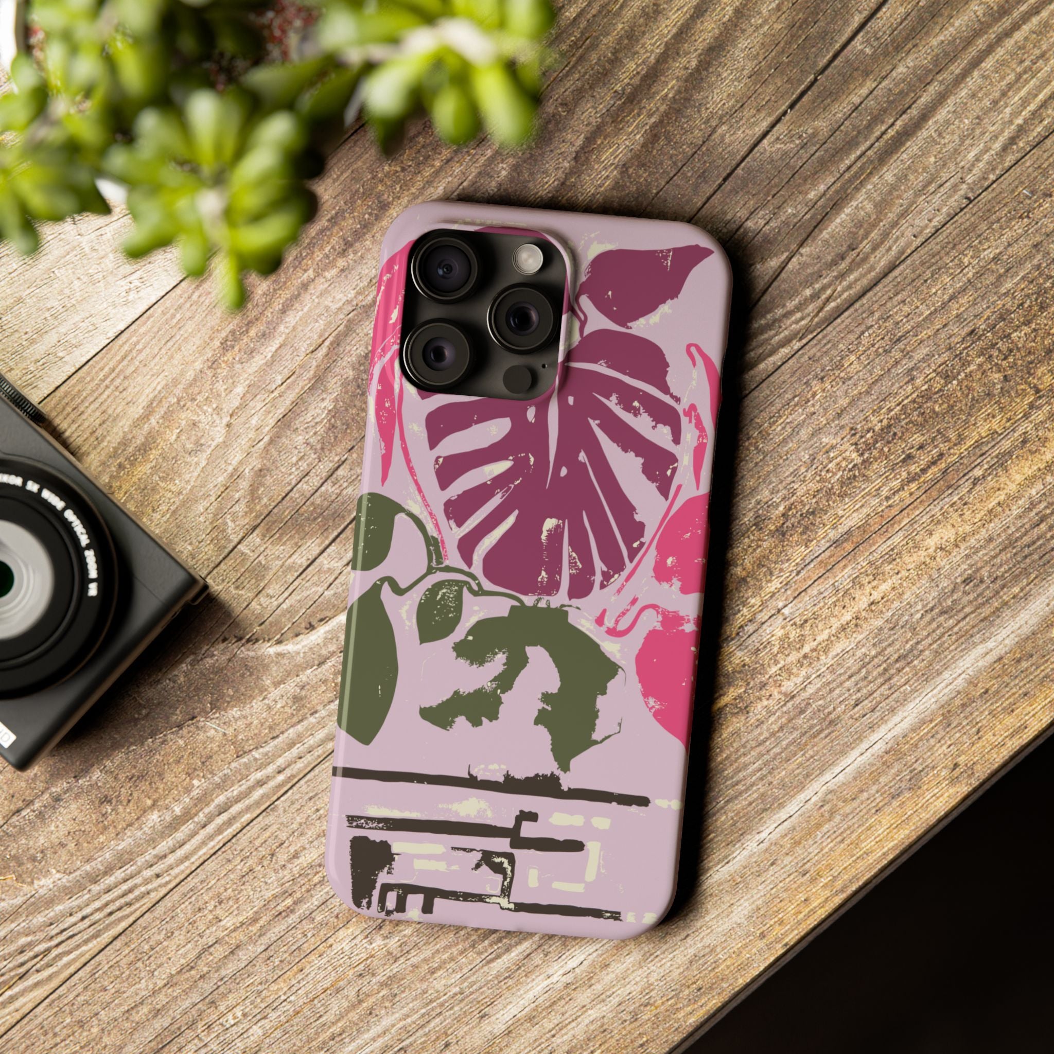 Monstera | Slim Phone Case