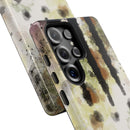 Abstract Camouflage Tough Phone Case — Watercolor Drip Design
