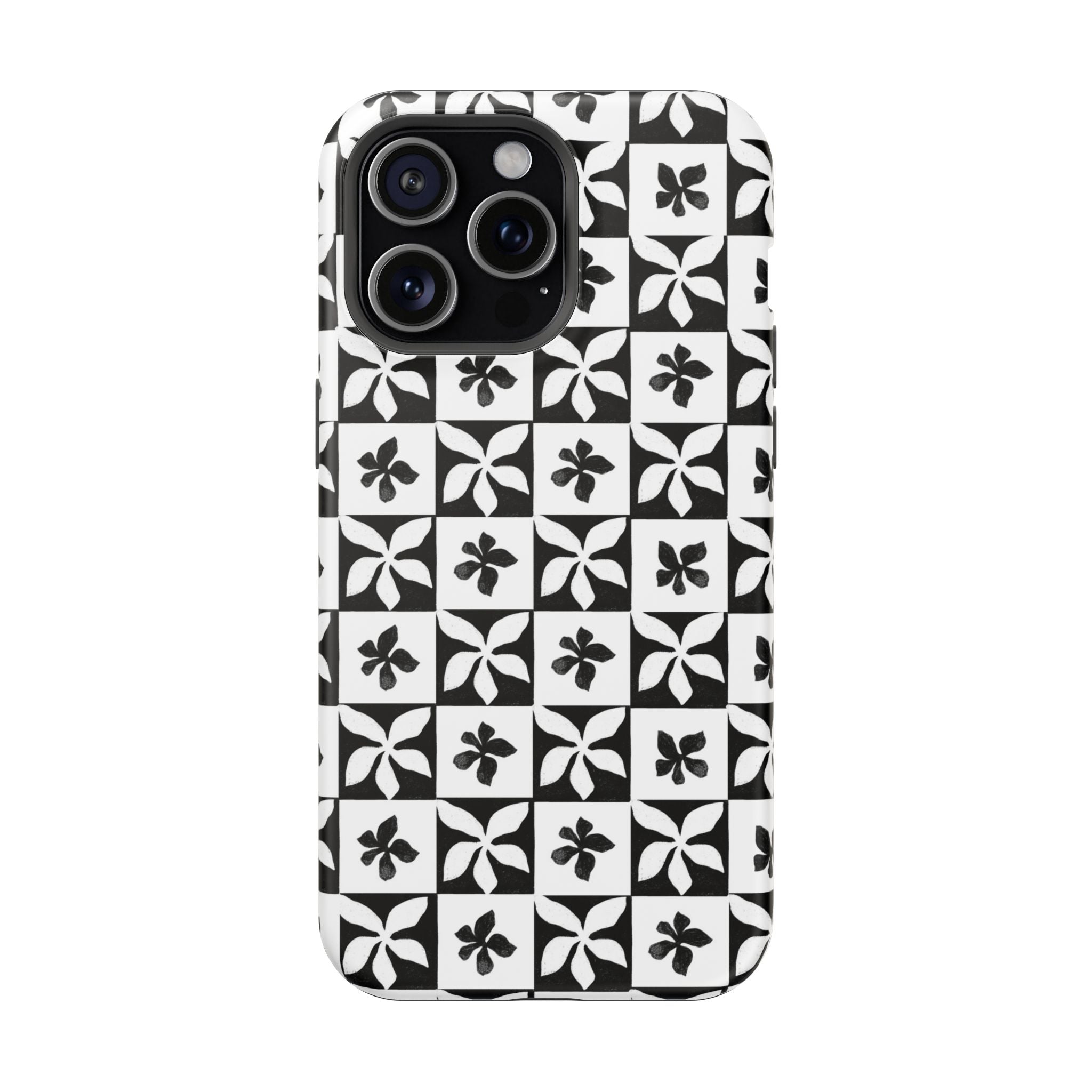 Stylish Impact-Resistant Phone Cases with Floral Design