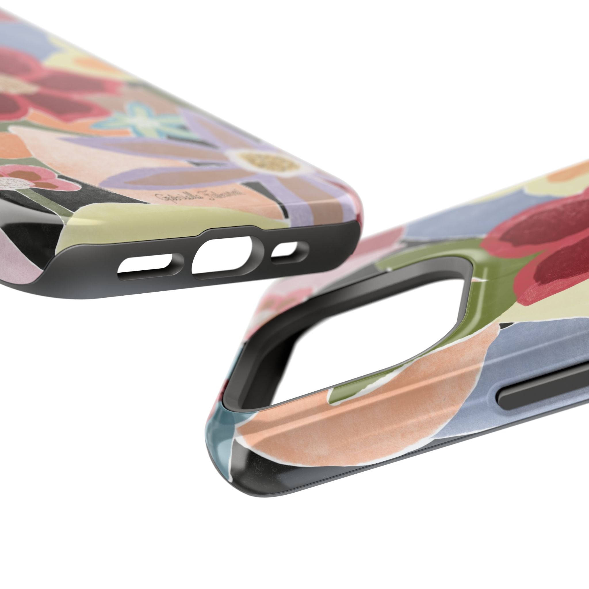 Floral Collage Magnetic Impact-Resistant Phone Case