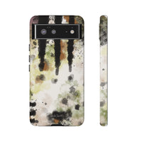 Abstract Camouflage Tough Phone Case — Watercolor Drip Design