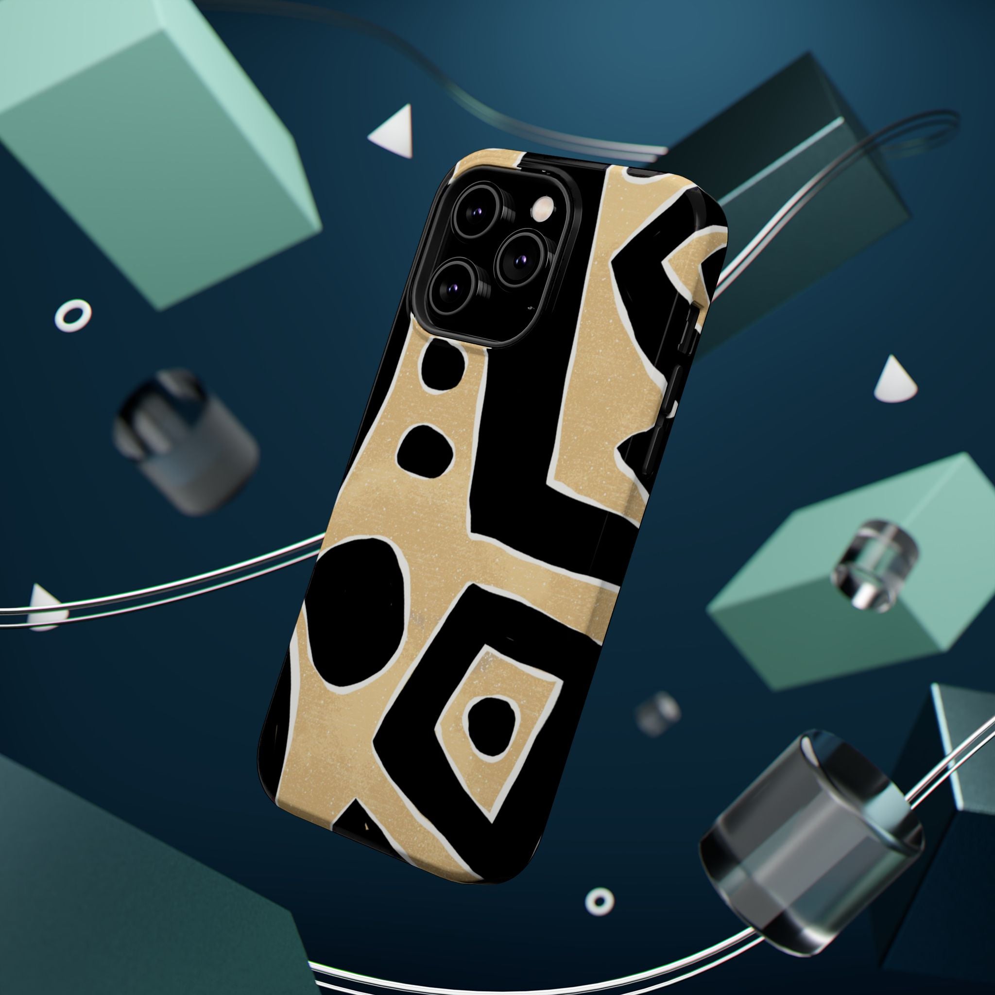 Trendy Magnetic Impact-Resistant Phone Case - Abstract Design