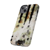 Abstract Camouflage Tough Phone Case — Watercolor Drip Design