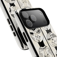Artistic Tough Magnetic Phone Case with Unique Afrocentric Design