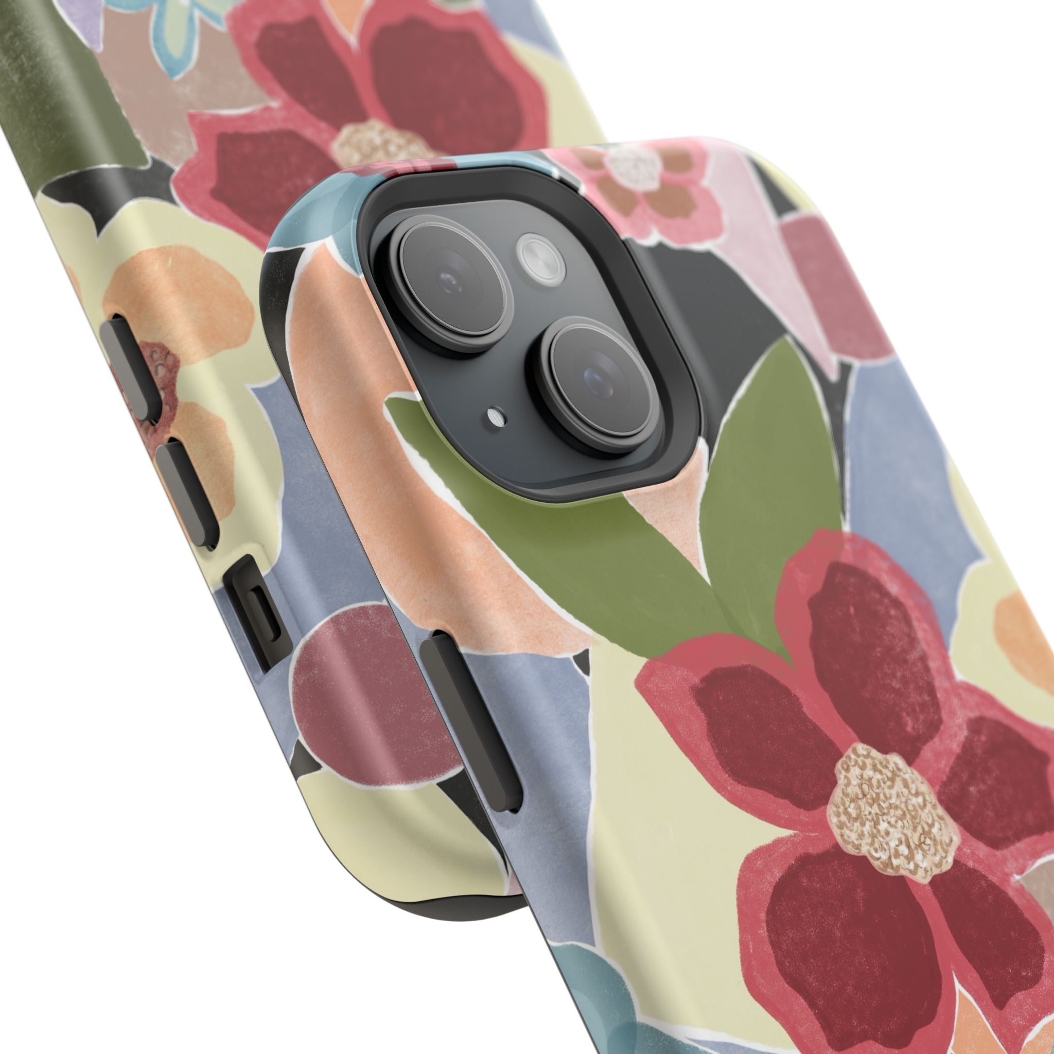 Floral Collage Magnetic Impact-Resistant Phone Case