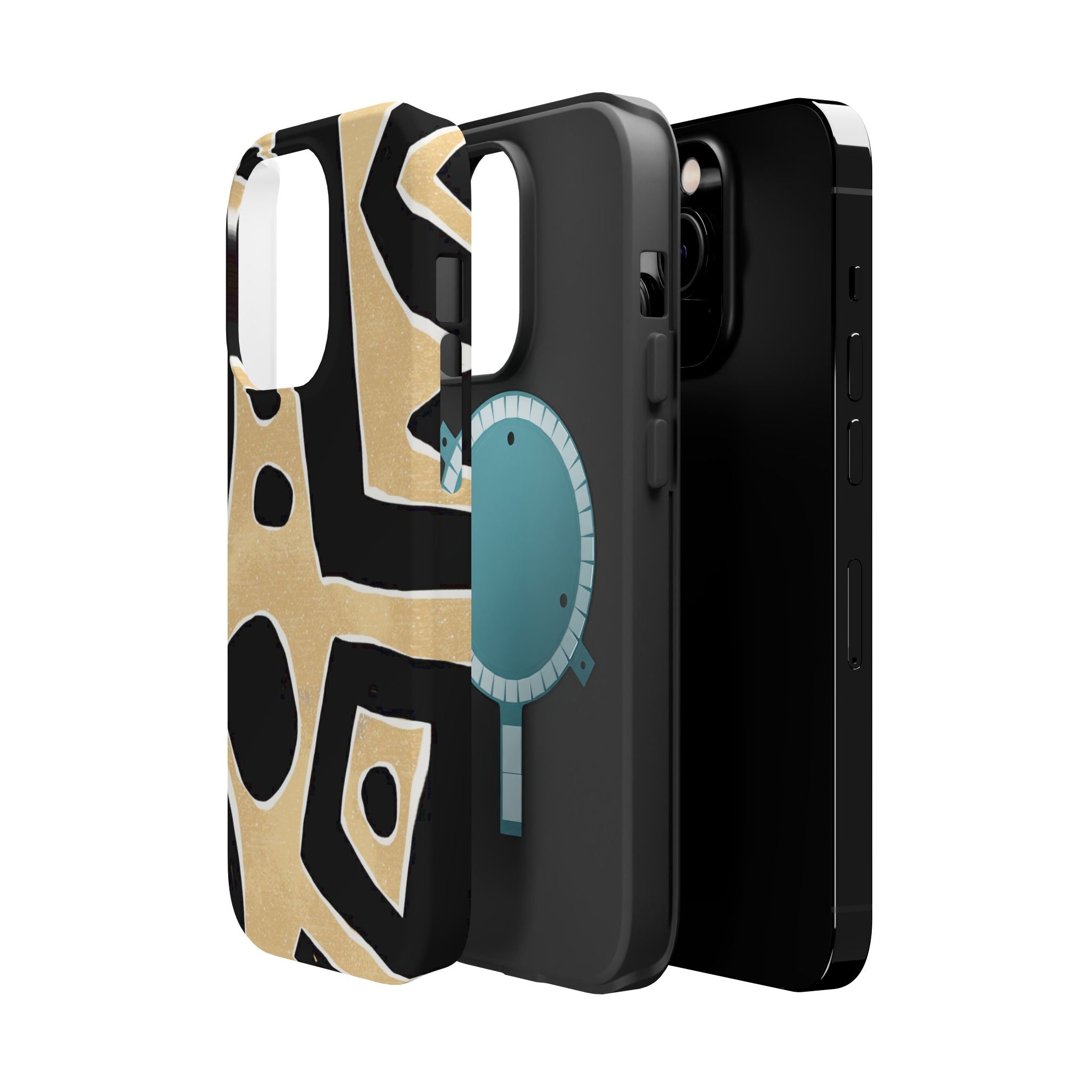 Trendy Magnetic Impact-Resistant Phone Case - Abstract Design