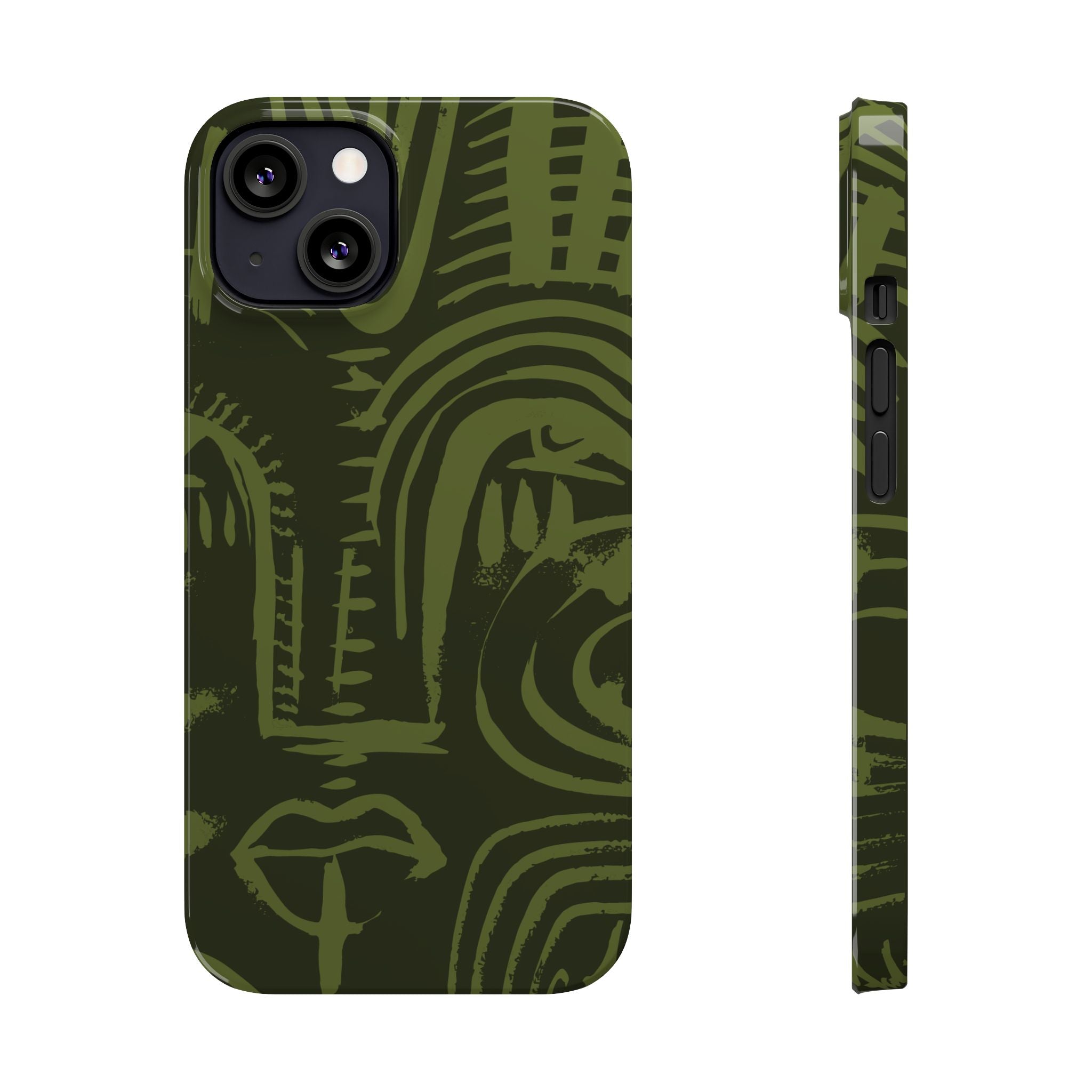 Totem artwork Slim Phone Case | Gabrielle Fabunmi series