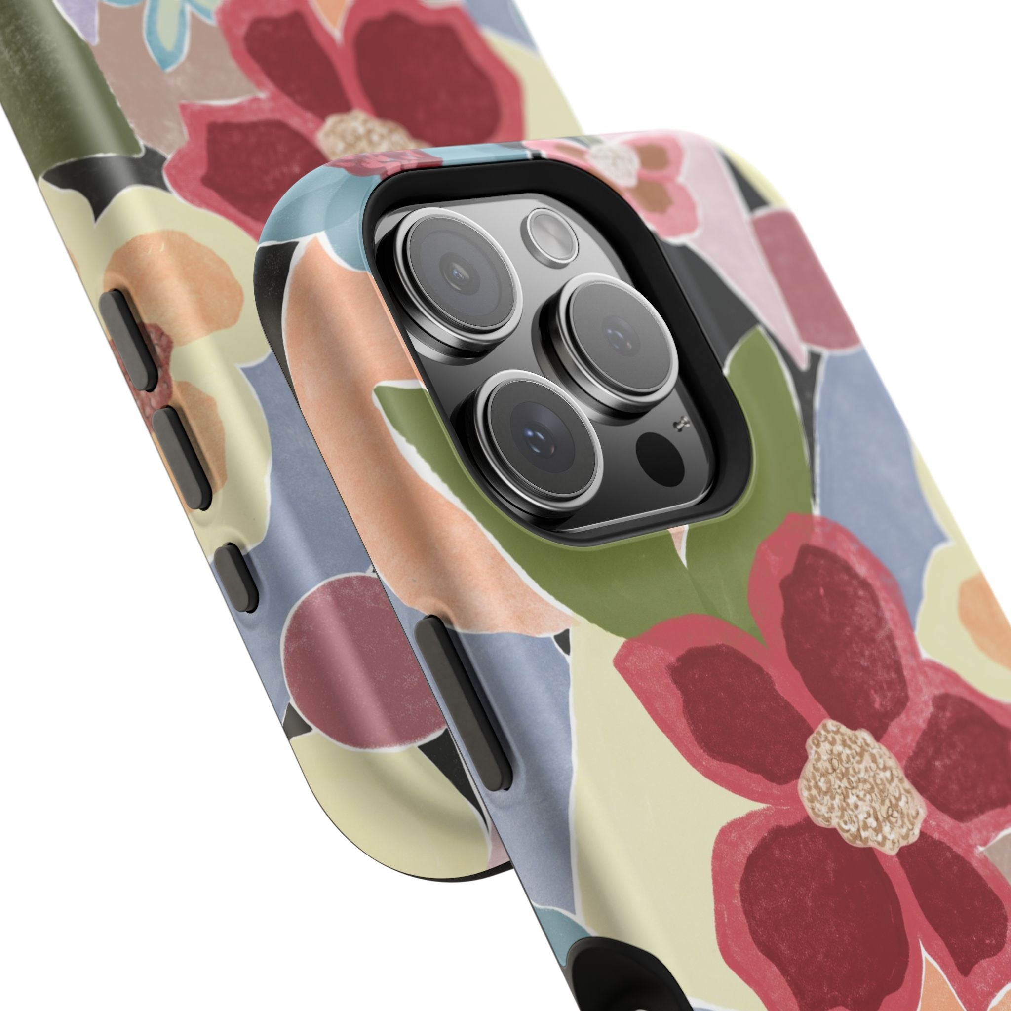 Floral Collage Magnetic Impact-Resistant Phone Case