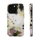 Watercolor Moss Phone Case — Impact‑Resistant Magnetic iPhone Cover
