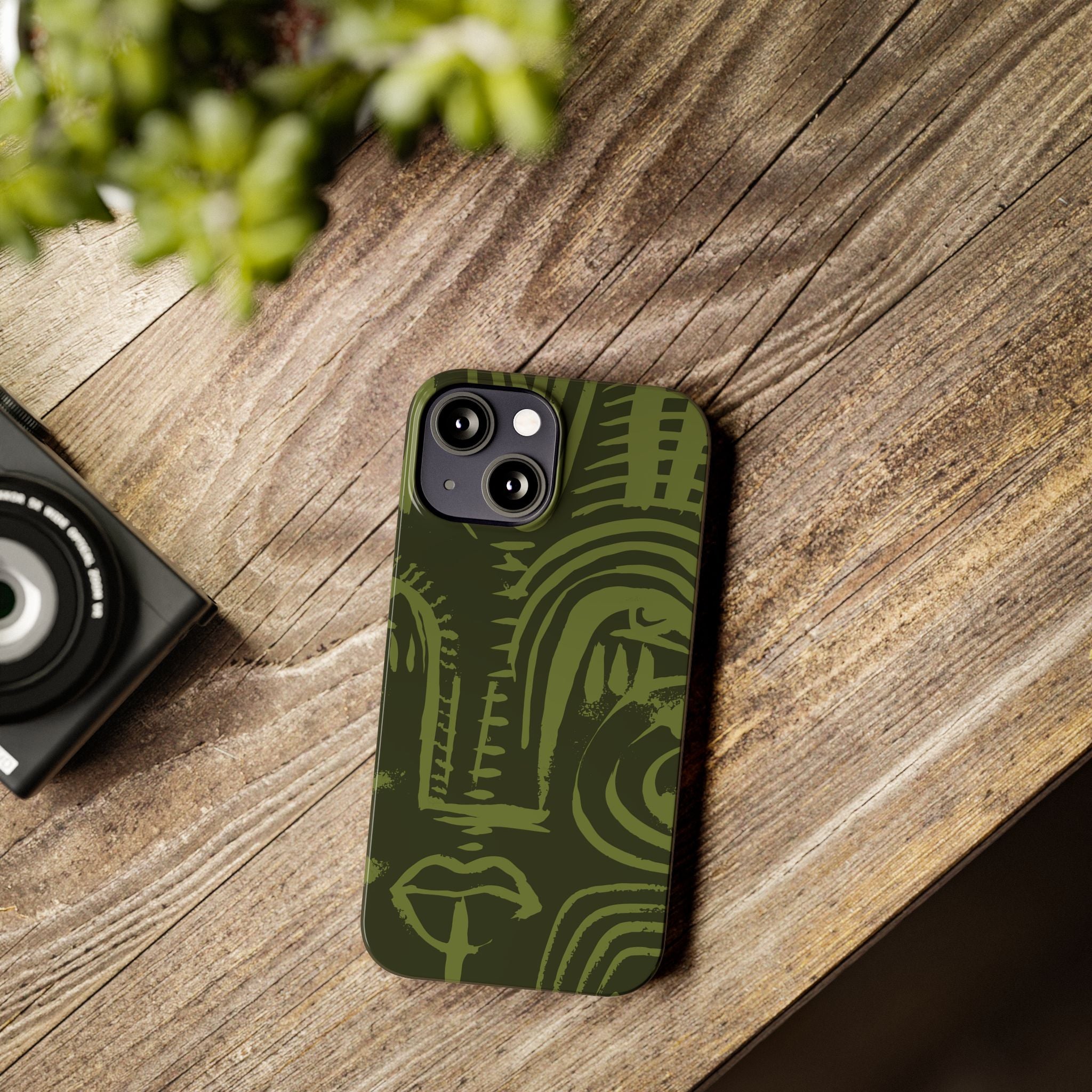 Totem artwork Slim Phone Case | Gabrielle Fabunmi series