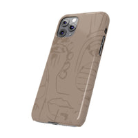 Totem Series | Neutral Brown Slim Phone Case