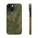 Green Color Block | Slim Phone Case