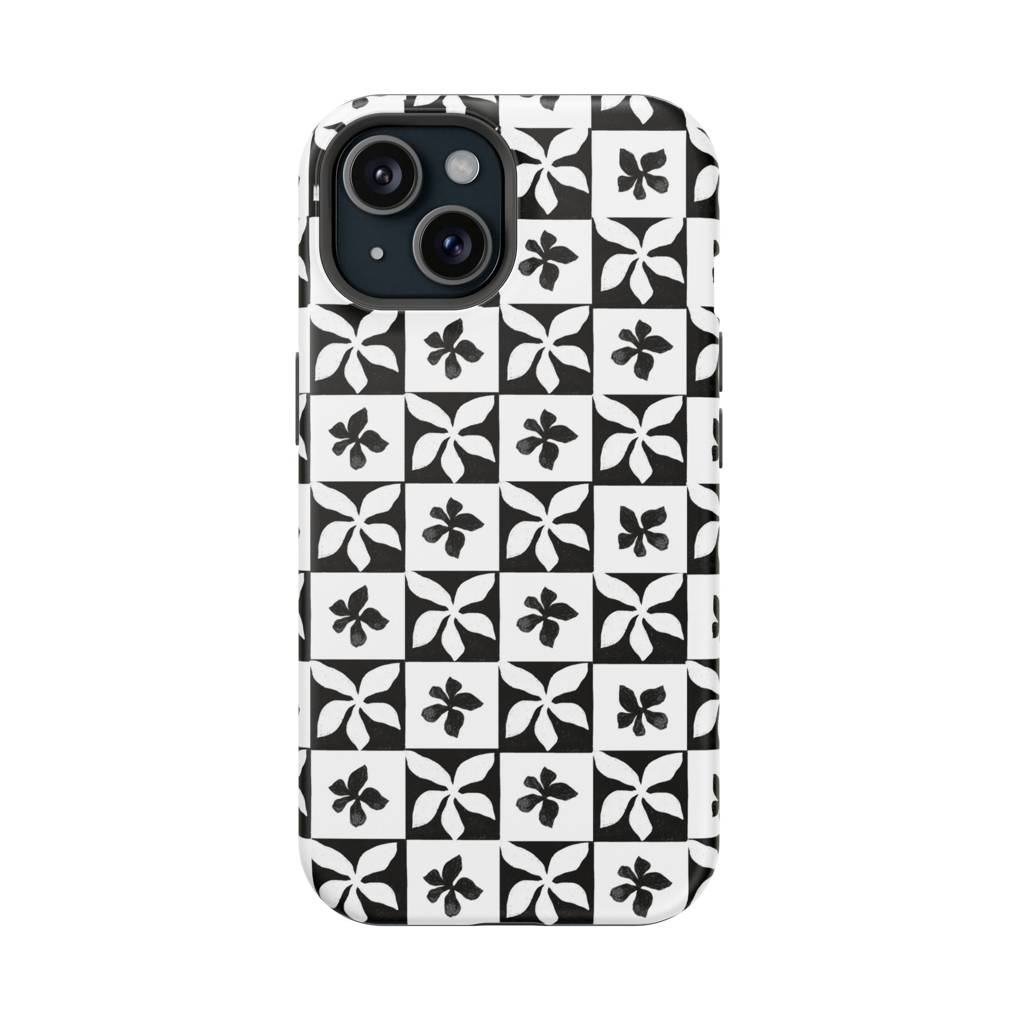 Stylish Impact-Resistant Phone Cases with Floral Design