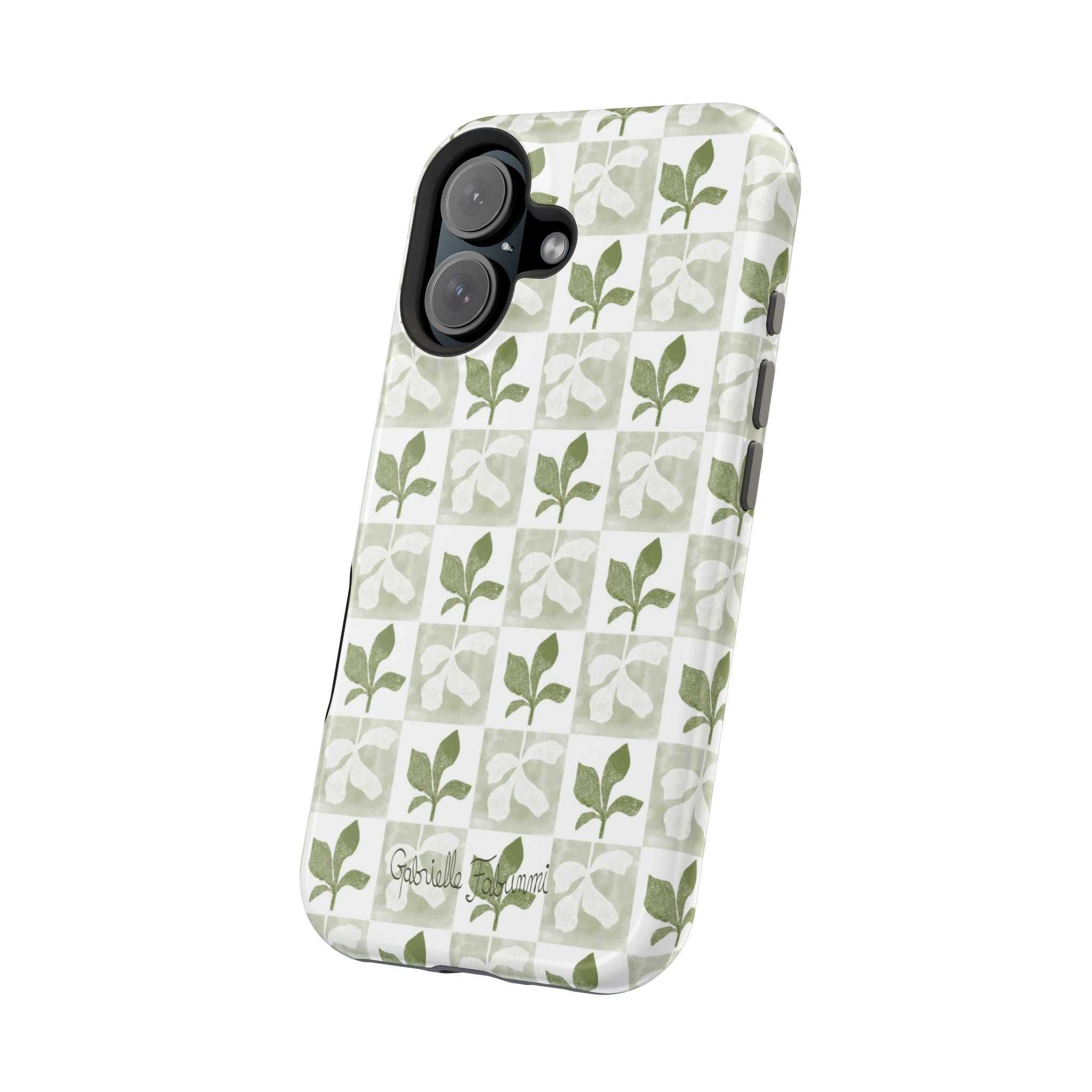 Botanical Impact-Resistant Phone Case - Eco-Friendly Design
