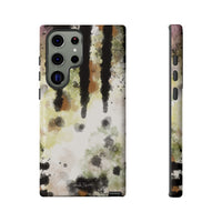 Abstract Camouflage Tough Phone Case — Watercolor Drip Design