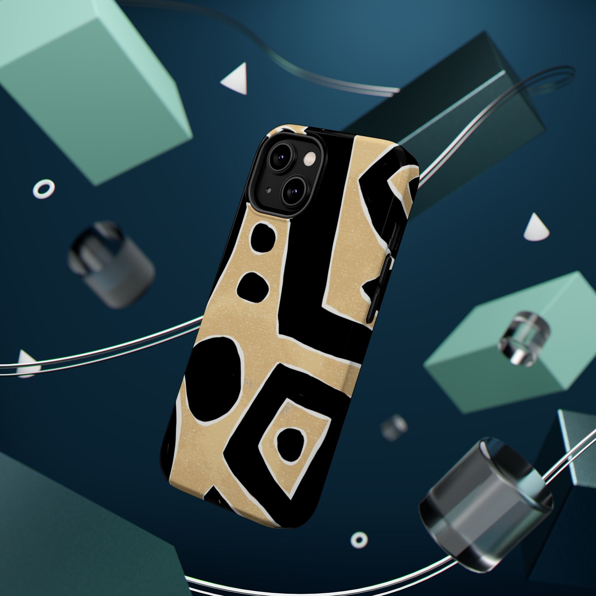 Trendy Magnetic Impact-Resistant Phone Case - Abstract Design