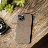 Totem Series | Neutral Brown Slim Phone Case
