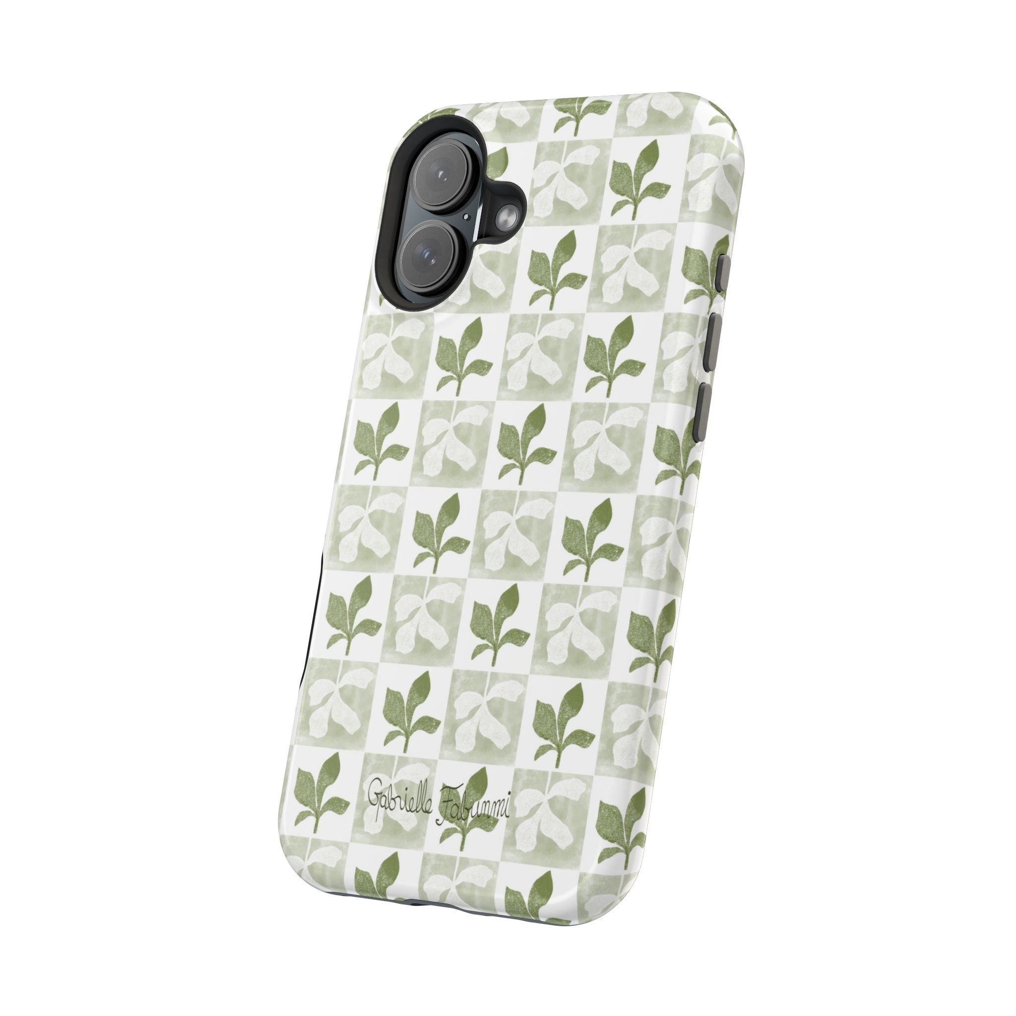 Botanical Impact-Resistant Phone Case - Eco-Friendly Design