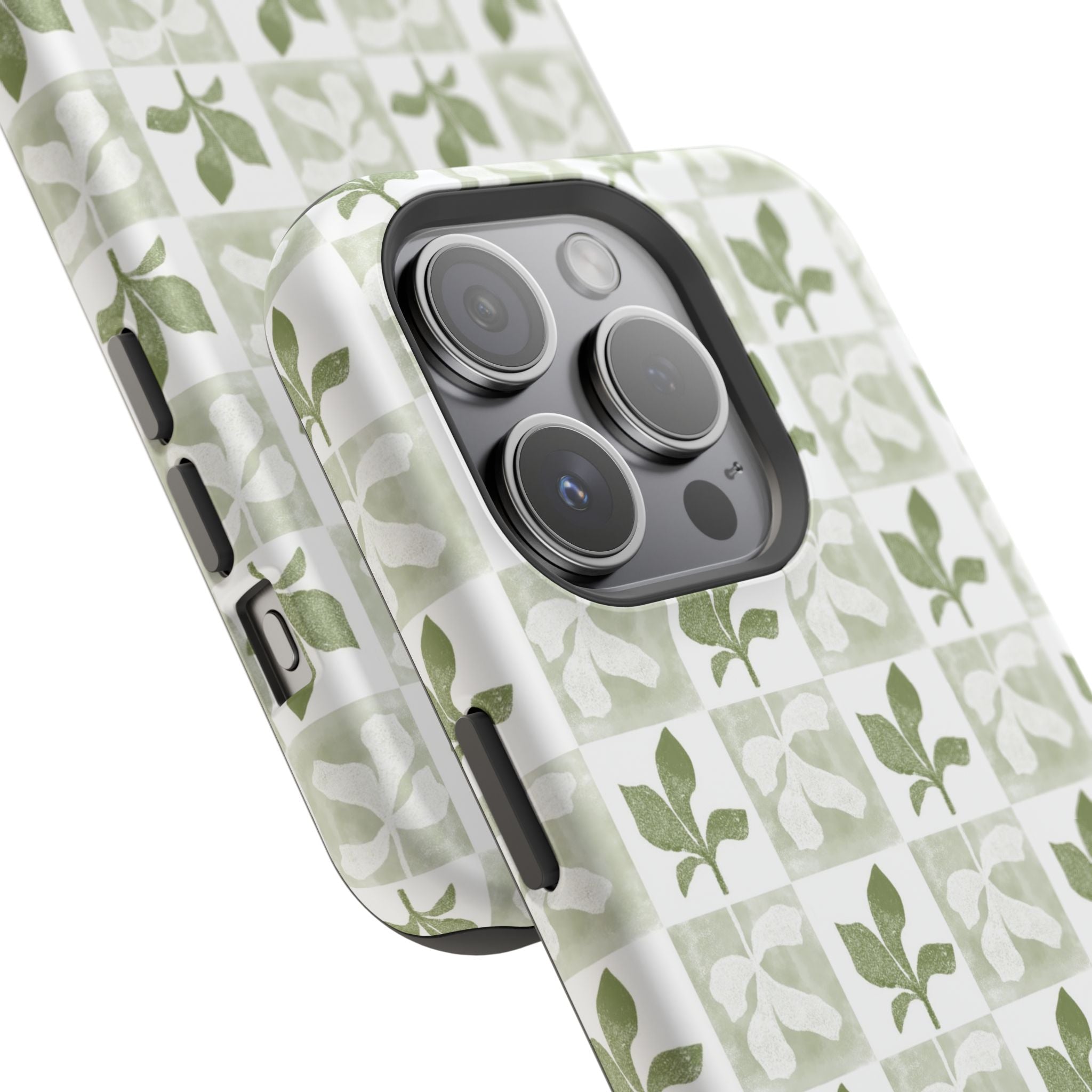 Botanical Impact-Resistant Phone Case - Eco-Friendly Design