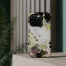 Watercolor Moss Phone Case — Impact‑Resistant Magnetic iPhone Cover