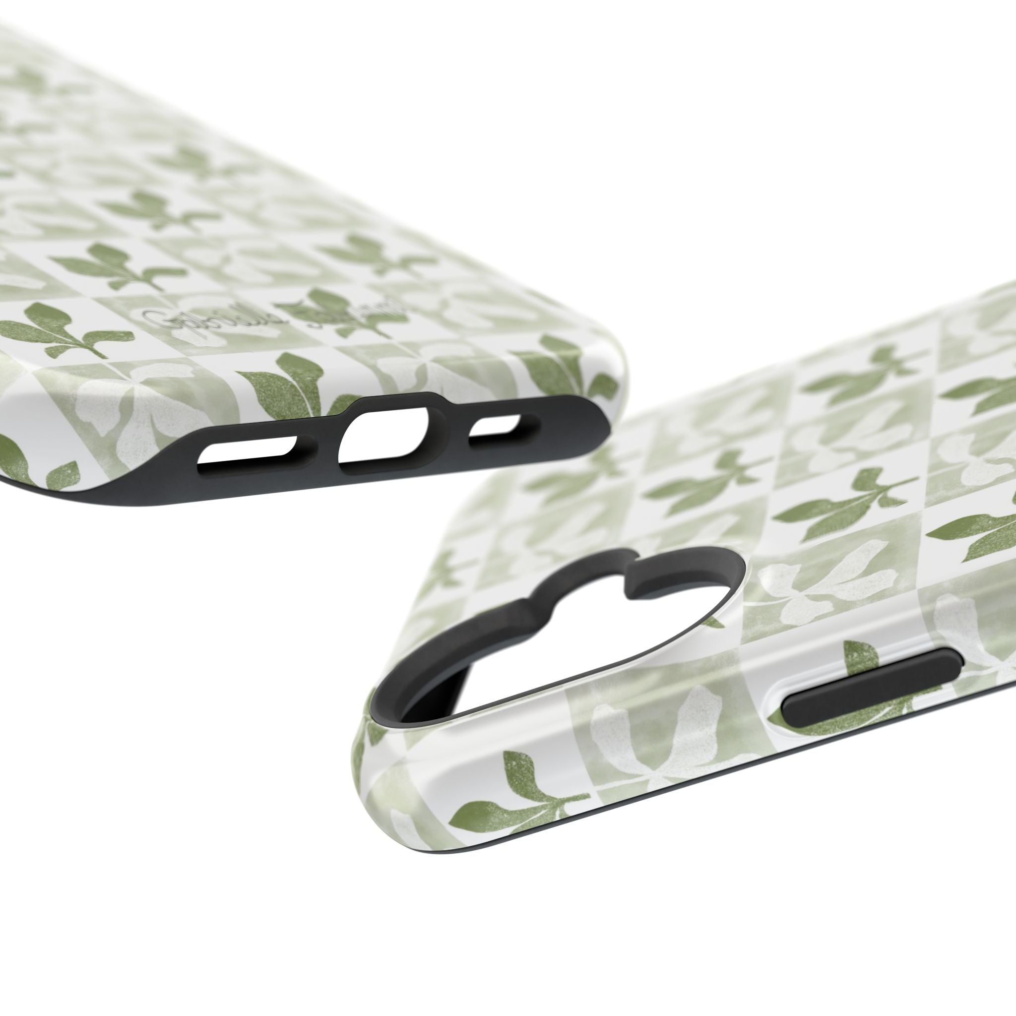 Botanical Impact-Resistant Phone Case - Eco-Friendly Design