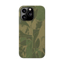 Green Color Block | Slim Phone Case