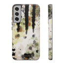 Abstract Camouflage Tough Phone Case — Watercolor Drip Design