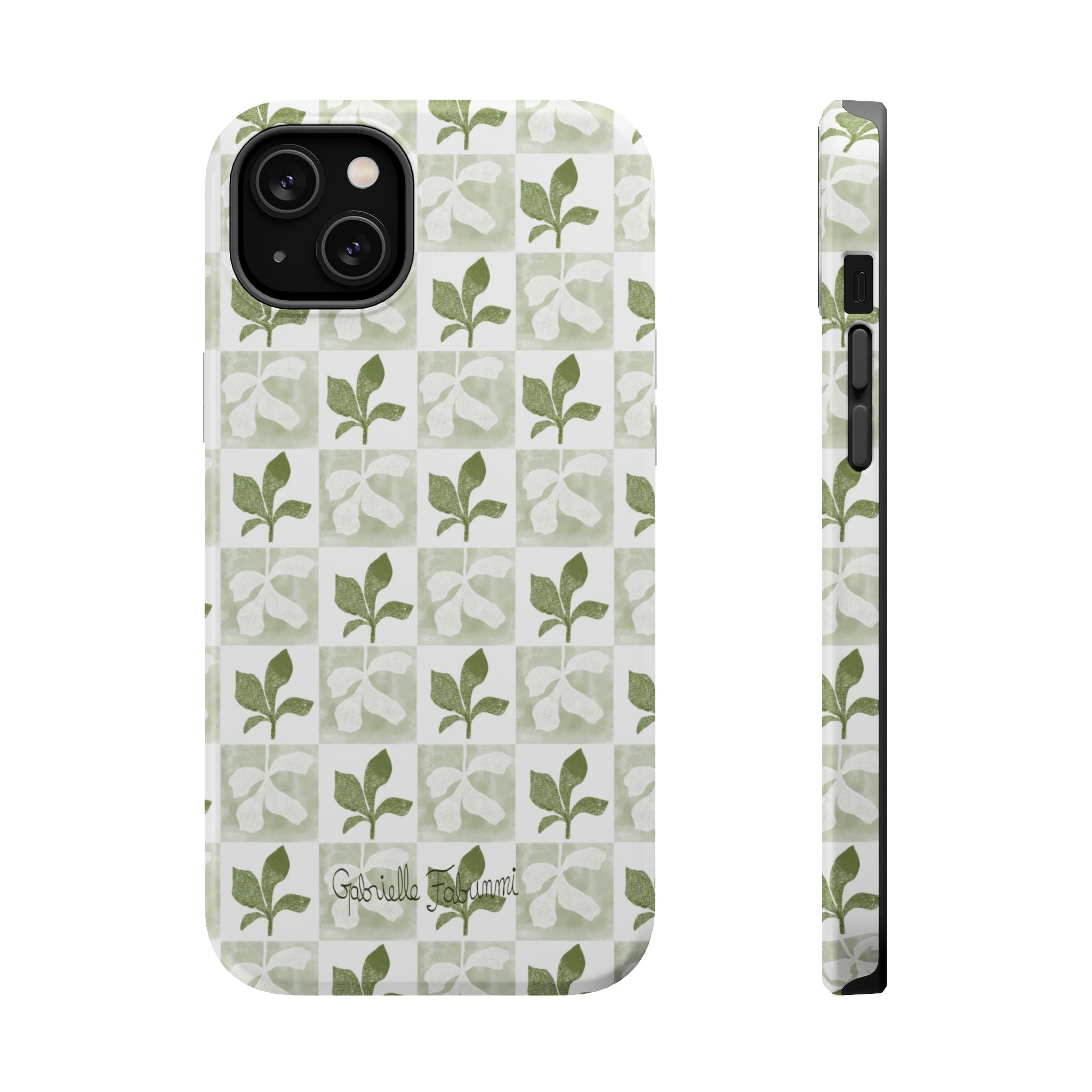 Botanical Impact-Resistant Phone Case - Eco-Friendly Design