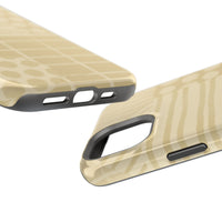 Magnetic Impact-Resistant Phone Case — Neutral Geometric Pattern