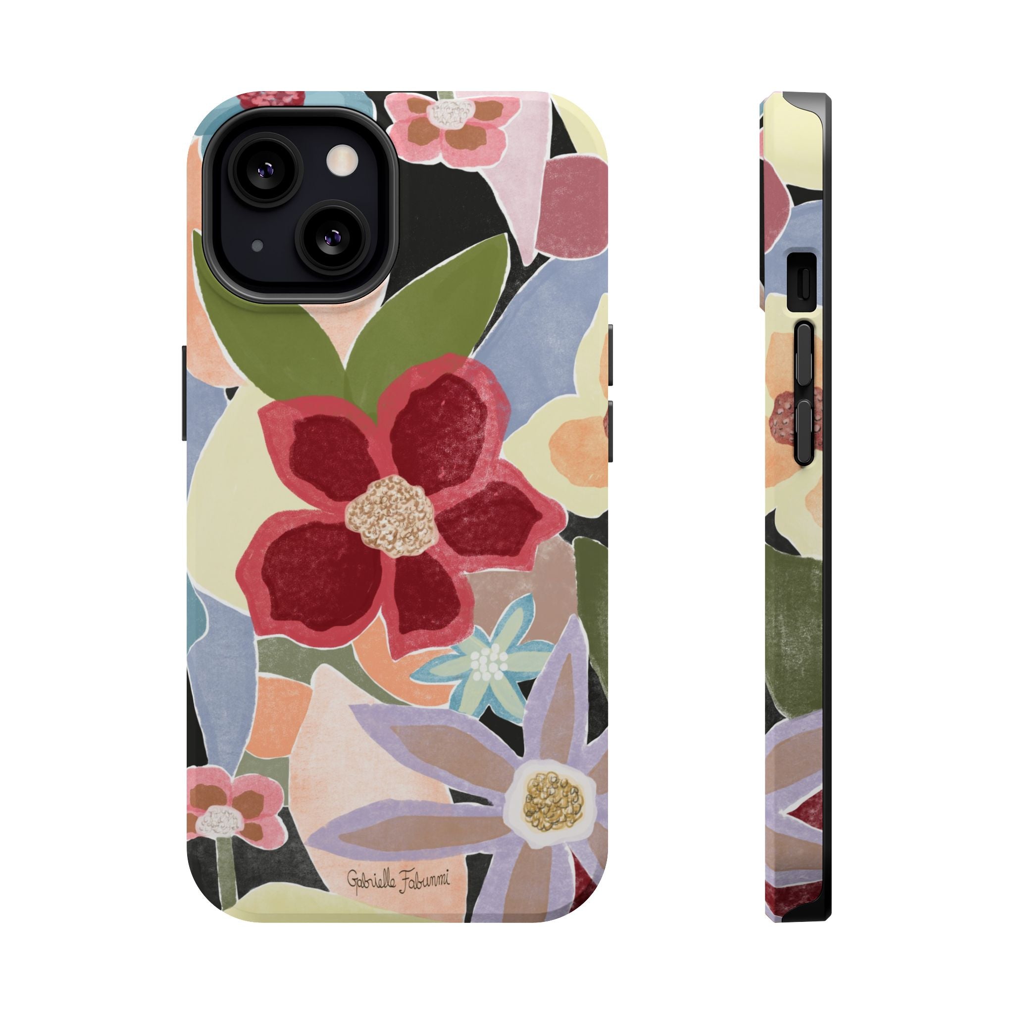 Floral Collage Magnetic Impact-Resistant Phone Case