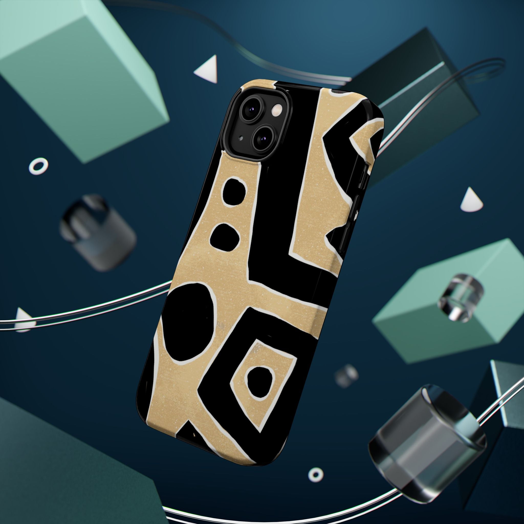 Trendy Magnetic Impact-Resistant Phone Case - Abstract Design