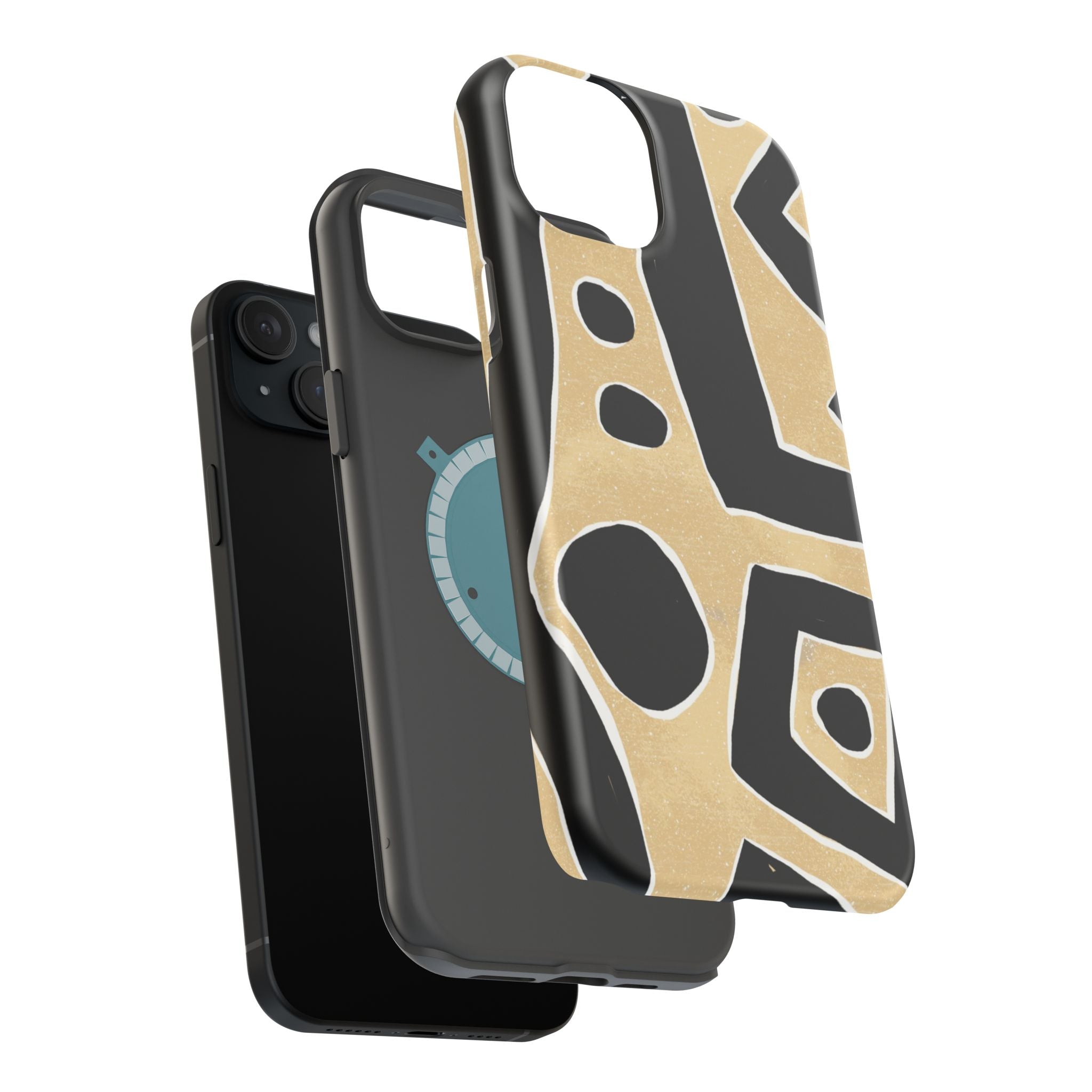 Trendy Magnetic Impact-Resistant Phone Case - Abstract Design