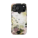 Watercolor Moss Phone Case — Impact‑Resistant Magnetic iPhone Cover