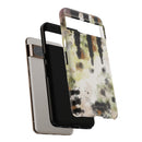 Abstract Camouflage Tough Phone Case — Watercolor Drip Design