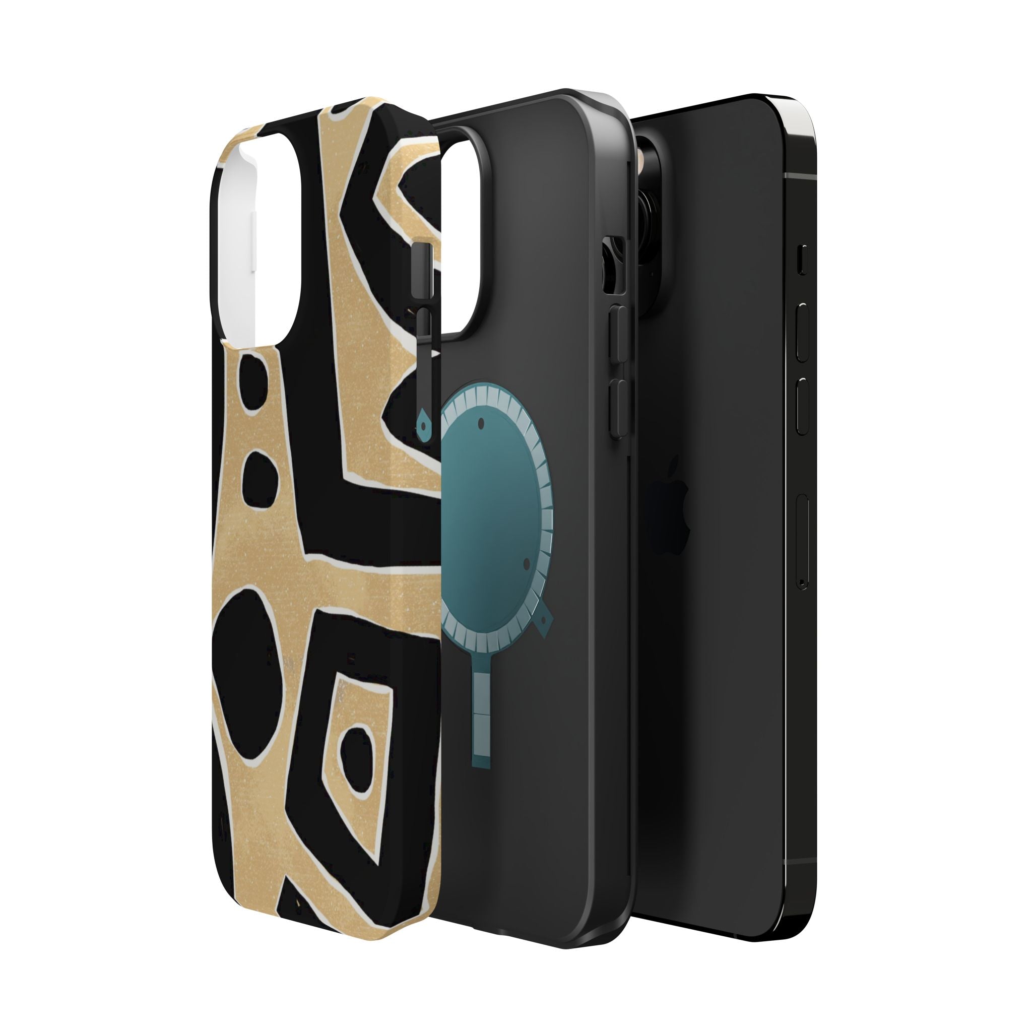Trendy Magnetic Impact-Resistant Phone Case - Abstract Design