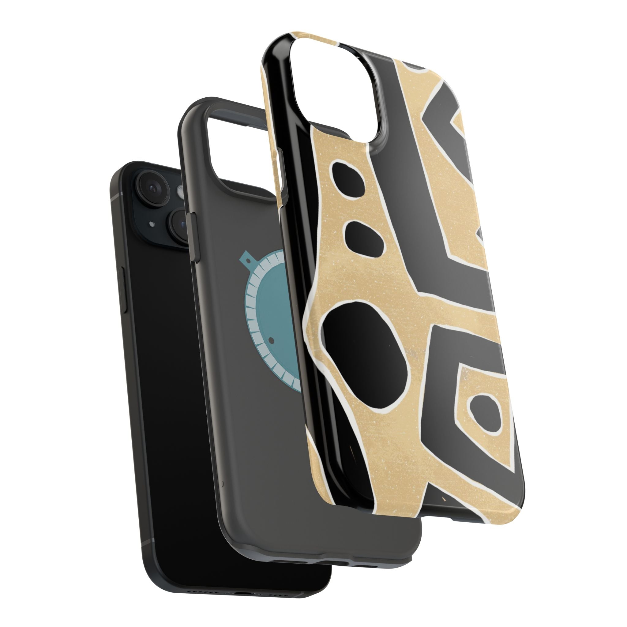Trendy Magnetic Impact-Resistant Phone Case - Abstract Design