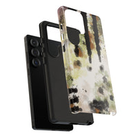 Abstract Camouflage Tough Phone Case — Watercolor Drip Design