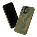 Green Color Block | Slim Phone Case