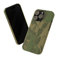 Green Color Block | Slim Phone Case