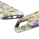 Tropical Fruit Magnetic Impact Phone Case — Watercolor Kiwi, Papaya & Watermelon