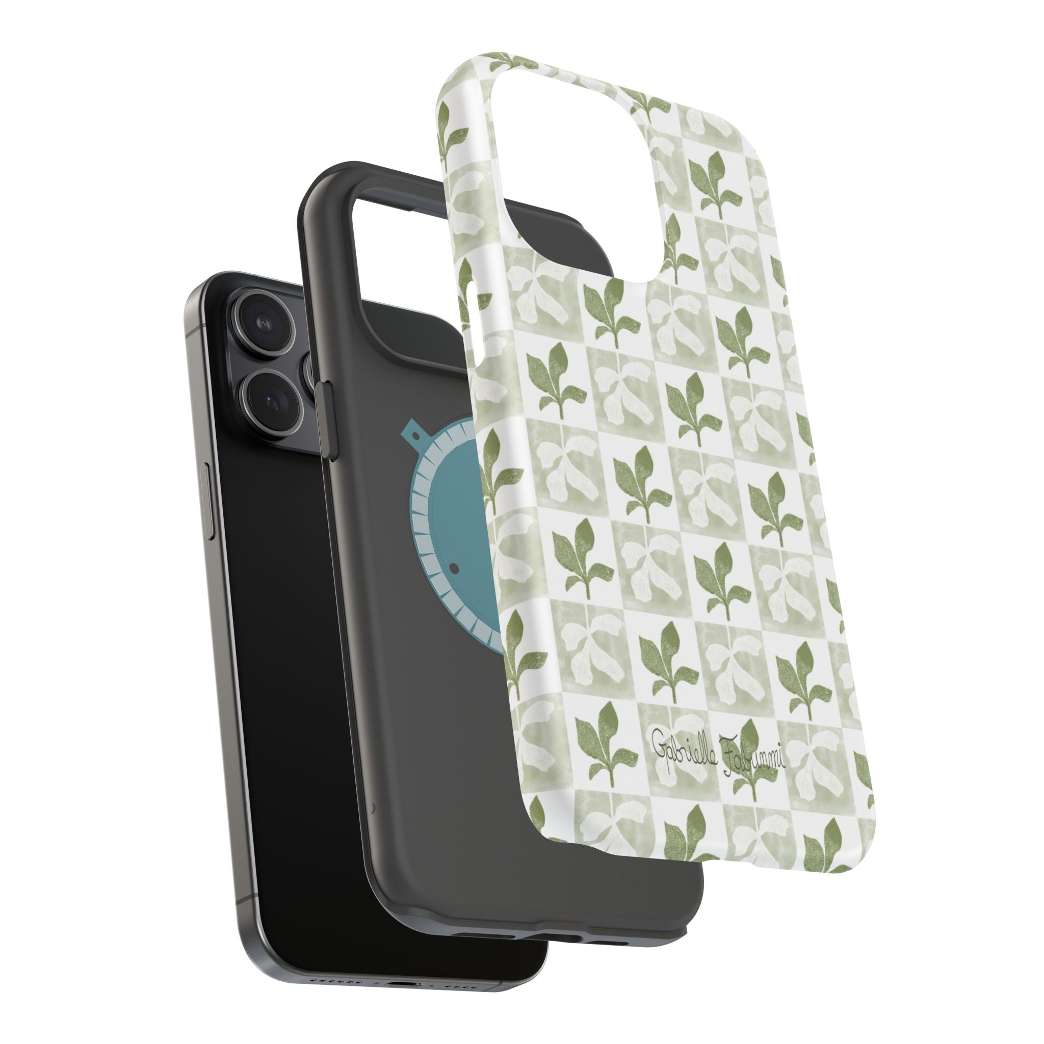 Botanical Impact-Resistant Phone Case - Eco-Friendly Design