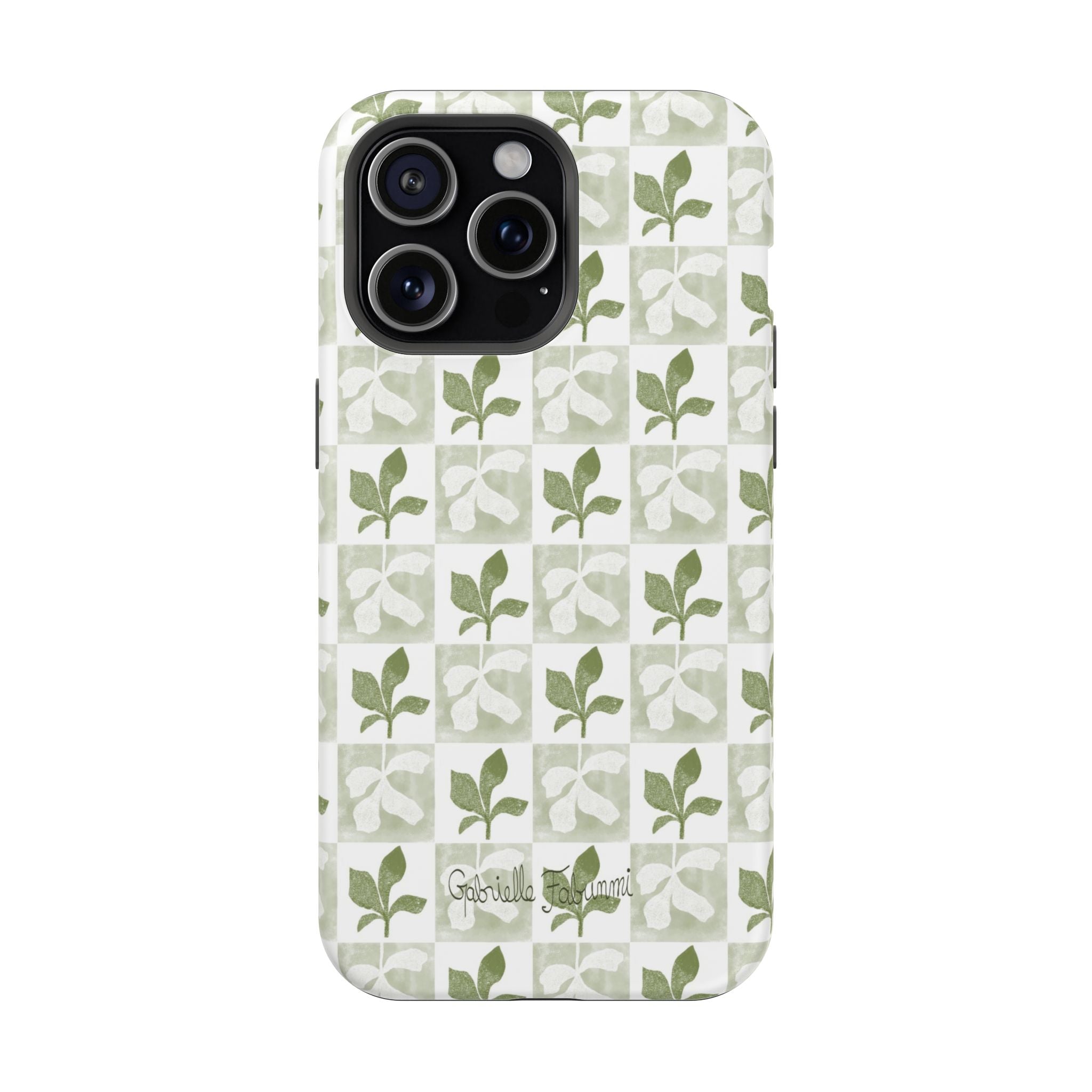 Botanical Impact-Resistant Phone Case - Eco-Friendly Design