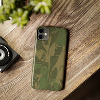 Green Color Block | Slim Phone Case