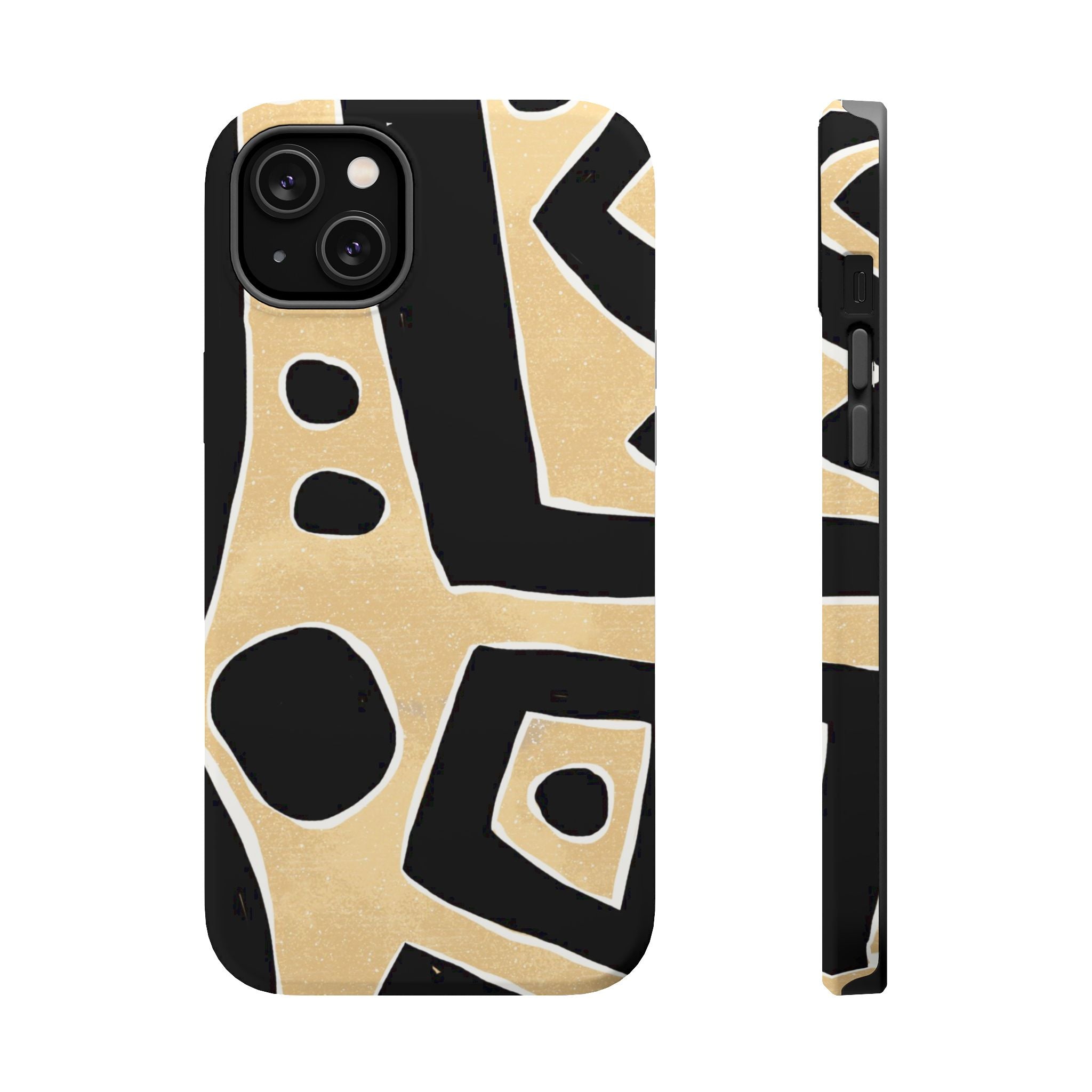 Trendy Magnetic Impact-Resistant Phone Case - Abstract Design
