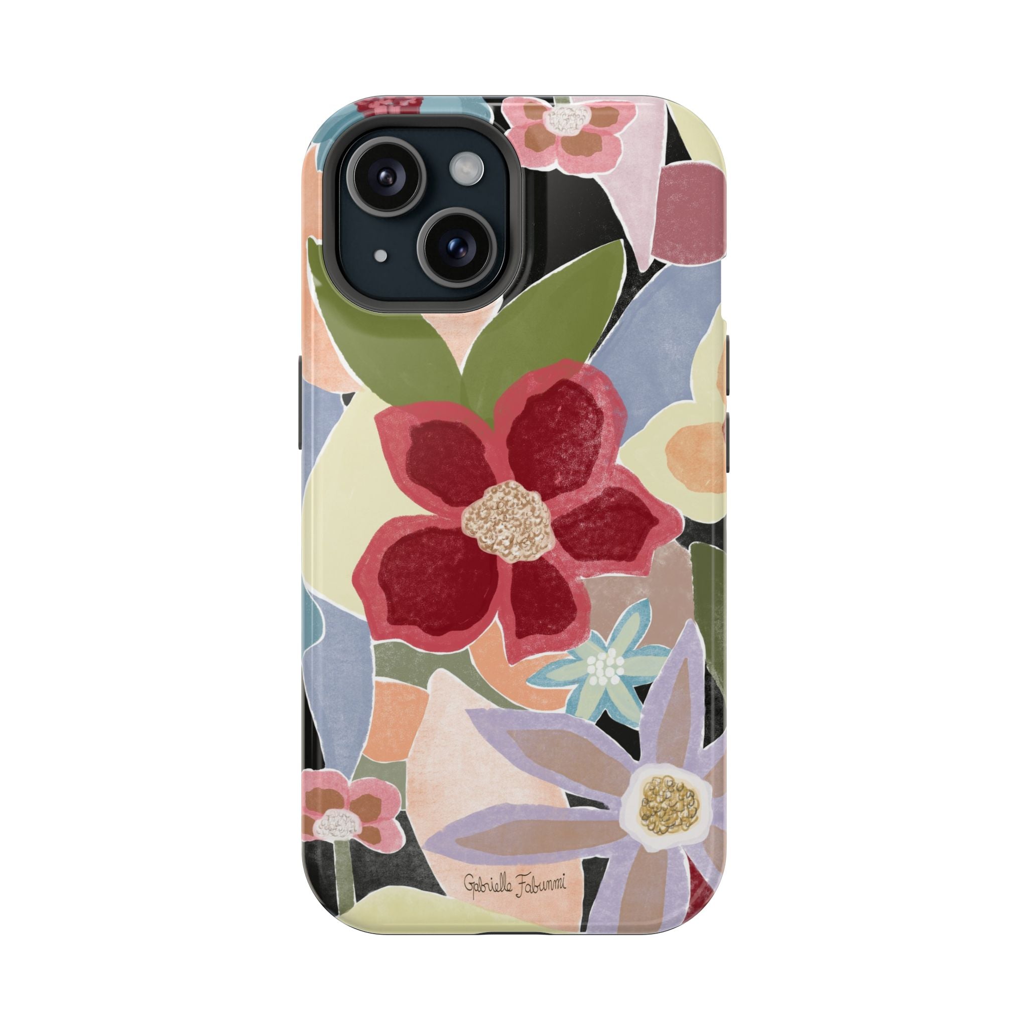 Floral Collage Magnetic Impact-Resistant Phone Case