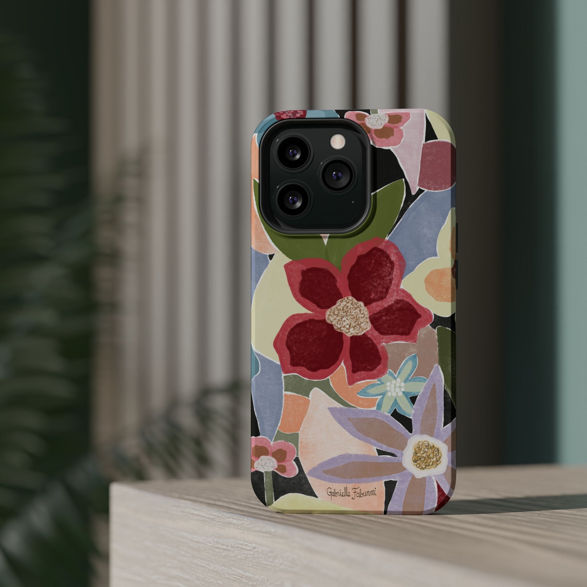 Floral Collage Magnetic Impact-Resistant Phone Case