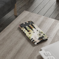 Abstract Camouflage Tough Phone Case — Watercolor Drip Design