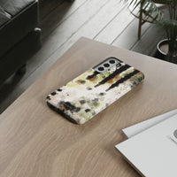 Abstract Camouflage Tough Phone Case — Watercolor Drip Design