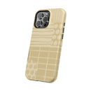Magnetic Impact-Resistant Phone Case — Neutral Geometric Pattern